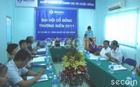 Đại hội cổ đông thường niên năm 2011 Công ty CP Đầu tư Công nghiệp Sài Gòn Secoin